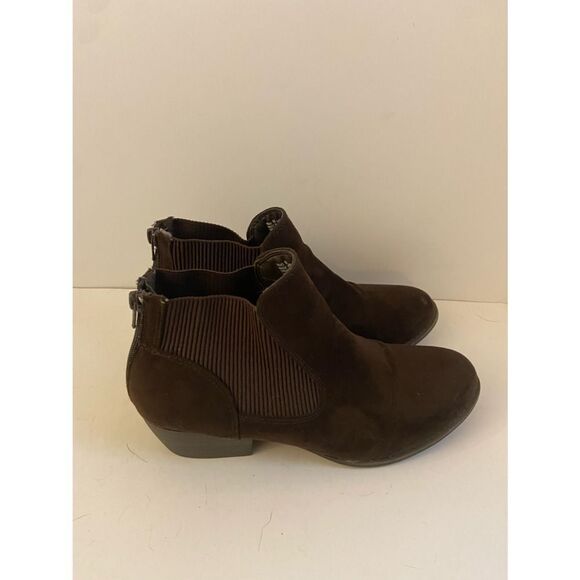Unionbay suede ankle zipper boots 9.5 Harper - Picture 1 of 5